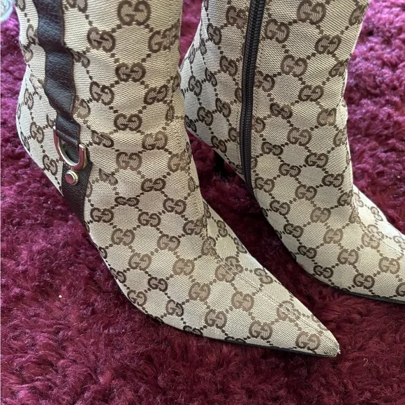 Gucci Monogram Boots - Picture 7 of 9